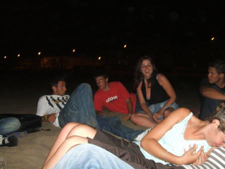 suite de la soirée sur la plage